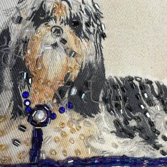 Women's Wallet Beaded Dog Billfold - Picture 8 of 10